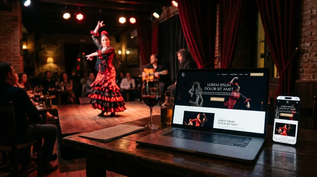 Diseño web para tablao flamenco