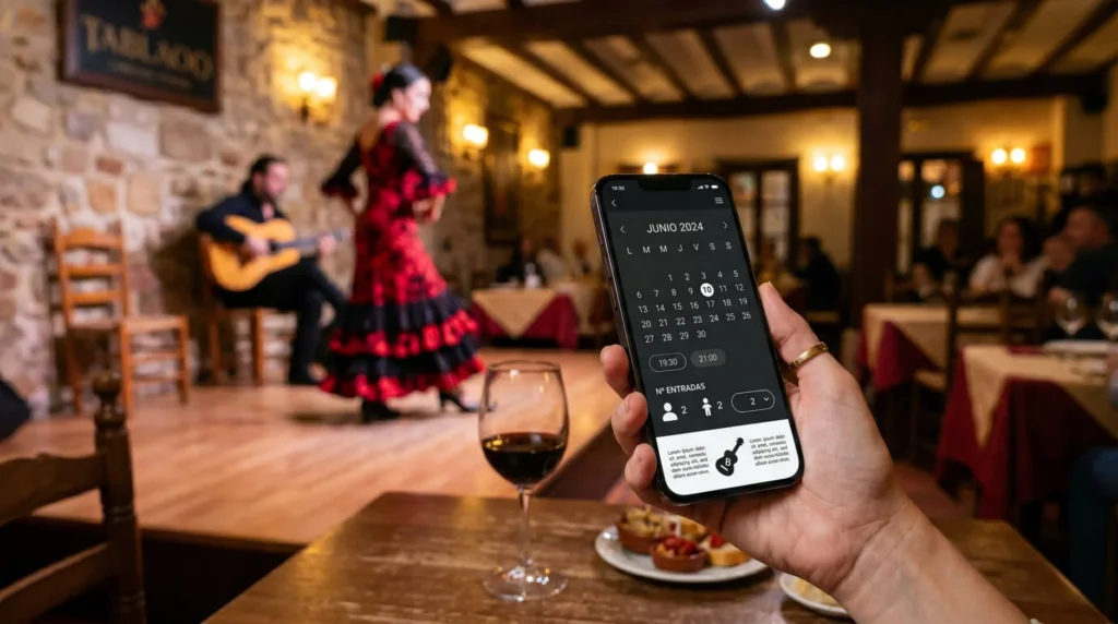 Diseño web para tablao flamenco