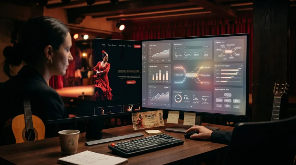 Diseño web para tablao flamenco