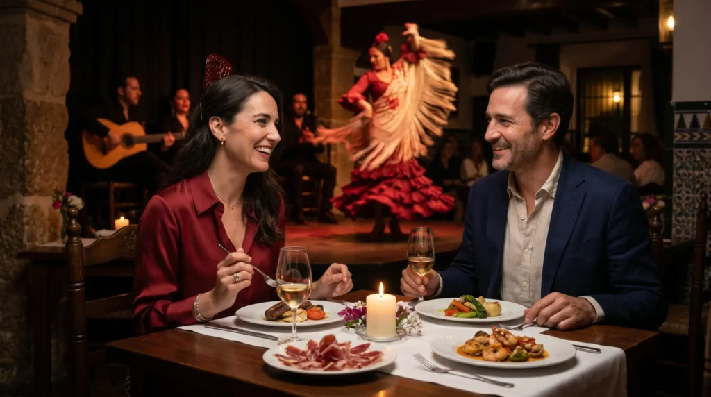 Flamenco con cena en Sevilla durante la Feria de Abril | Tablaos Flamencos