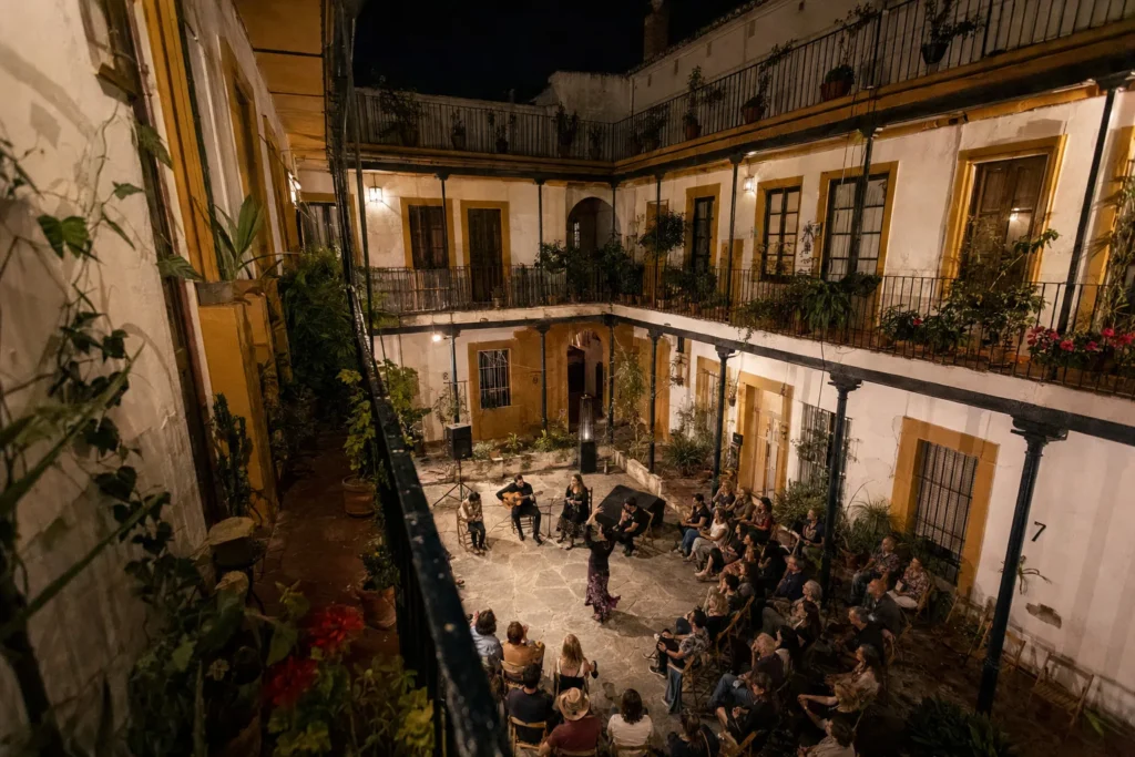 La Bienal vuelve al Hotel Triana: tres noches de flamenco en un antiguo corral de vecinos